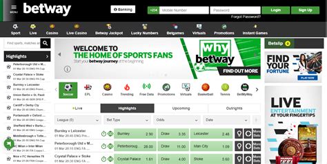 betway.com login now today football